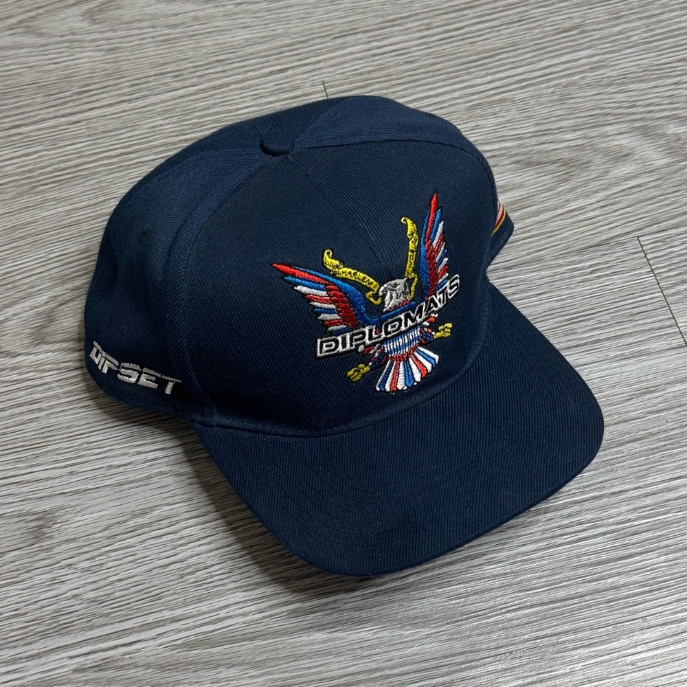 Vintage Diplomats DIP SET Snapback Hat Cam’ron Jim Jones Dipset USA Rare Merch